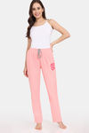 Rosaline Bloom Fest Knit Cotton Pyjama (Pack of 2) - Black Pink — thumbnail 5